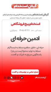استخدام ادمين حرفه اى در پیج فروشگاهی
